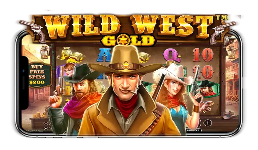 รูปแบบของตัวเกมสล็อต Wild West Gold